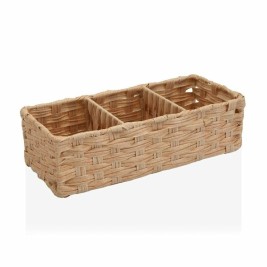Многофункционална Кошница Versa 15,2 x 10,2 x 35,6 cm 3 Отделения Светло кафяв