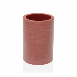 Поставка за четка за зъби Versa TERRAIN Розов Смола (8,2 x 9,3 x 8,2 cm)