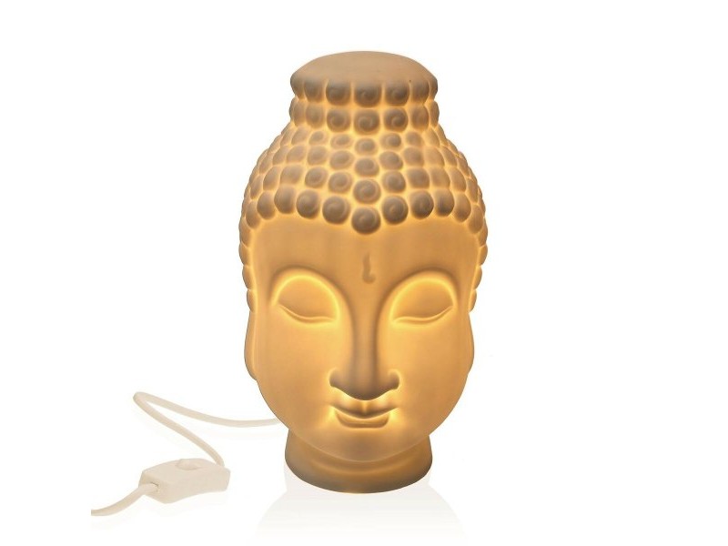 Настолна лампа Versa Gautama Буда Порцелан (15 x 25,5 x 15,5 cm)