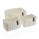Игра на Кошници Versa 19 x 12 x 26 cm Бял