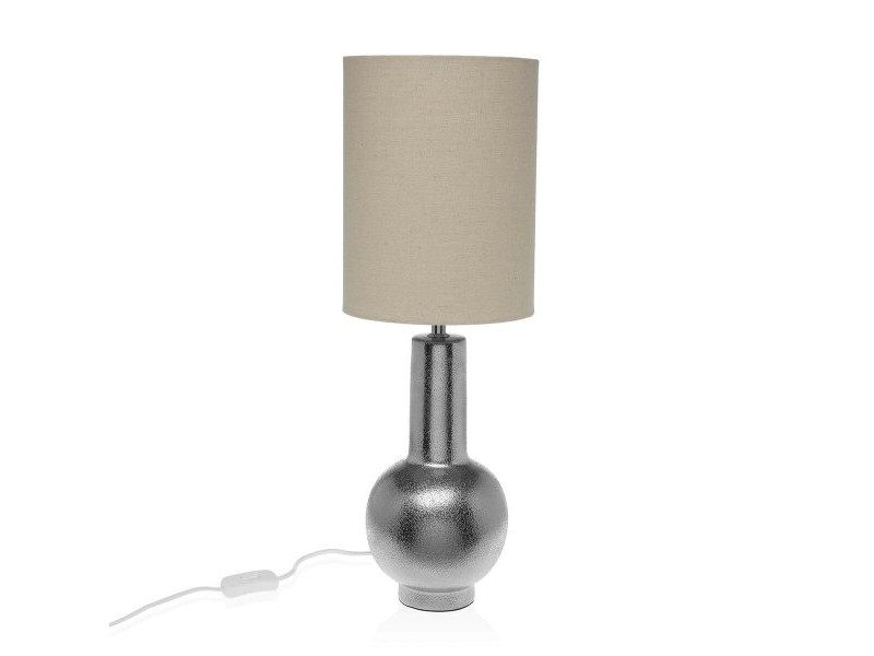 Настолна лампа Versa Сребрист Керамика 20 x 57 x 20 cm