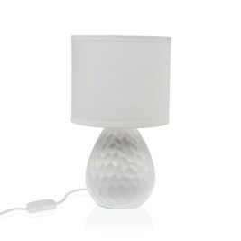 Настолна лампа Versa Бял Керамика 40 W 15,5 x 27,5 cm