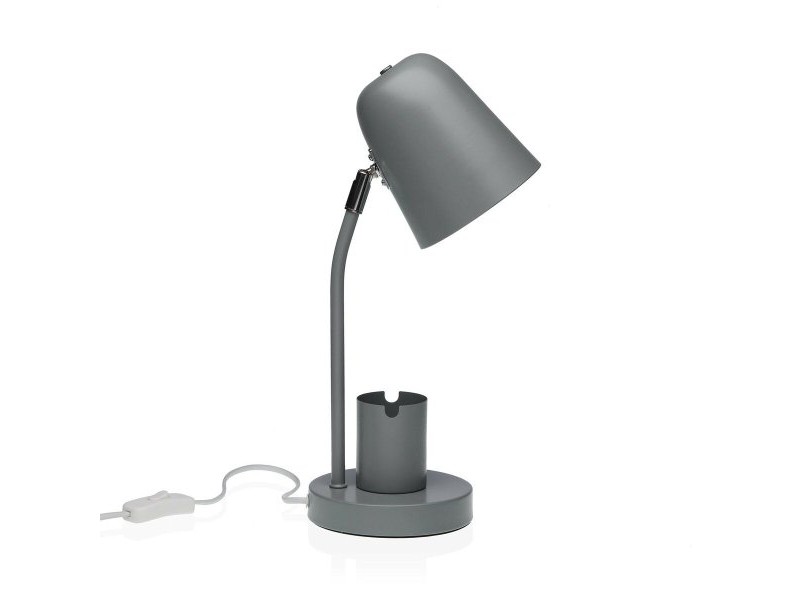 Настолна лампа Versa Сив Метал 18 x 40 x 14 cm