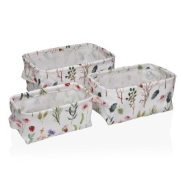 Многофункционална Кошница Versa Текстил 22 x 12 x 10 cm 18 x 14 x 28 cm 25 x 15 x 12 cm 28 x 18 x 14 cm