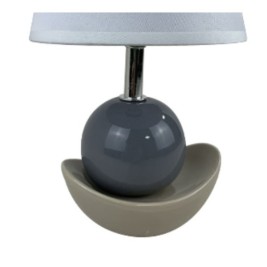 Настолна лампа Versa Noela Сив Керамика 15 x 25 x 12 cm