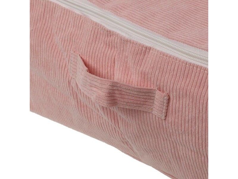 Кутия за Съхранение Versa Corduroy 50 x 20 x 70 cm Розов