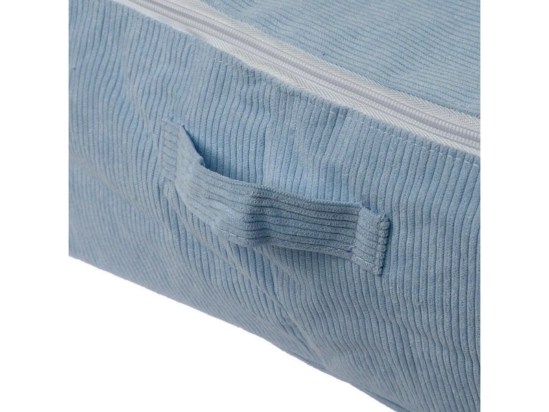 Кутия за Съхранение Versa Corduroy 50 x 20 x 70 cm Син