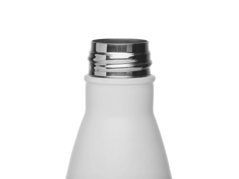 Бутилка за вода Versa Бял Стомана 500 ml 7 x 27 x 7 cm