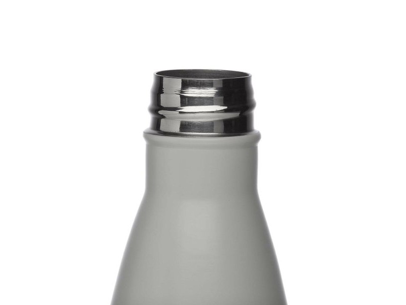 Бутилка за вода Versa Сив Стомана 500 ml 7 x 27 x 7 cm
