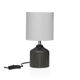 Настолна лампа Versa Miracle Сив Керамика 14 x 28 x 10 cm
