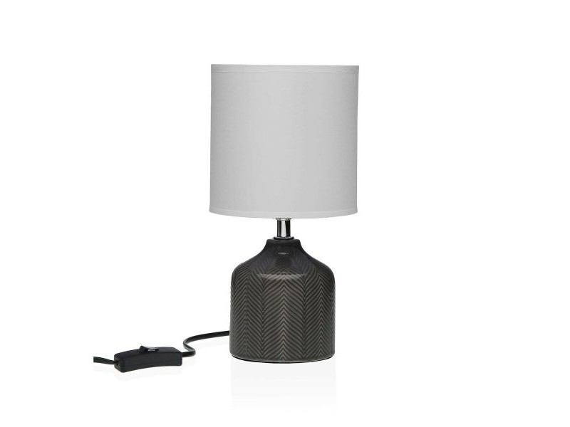 Настолна лампа Versa Miracle Сив Керамика 14 x 28 x 10 cm