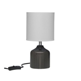 Настолна лампа Versa Miracle Сив Керамика 14 x 28 x 10 cm
