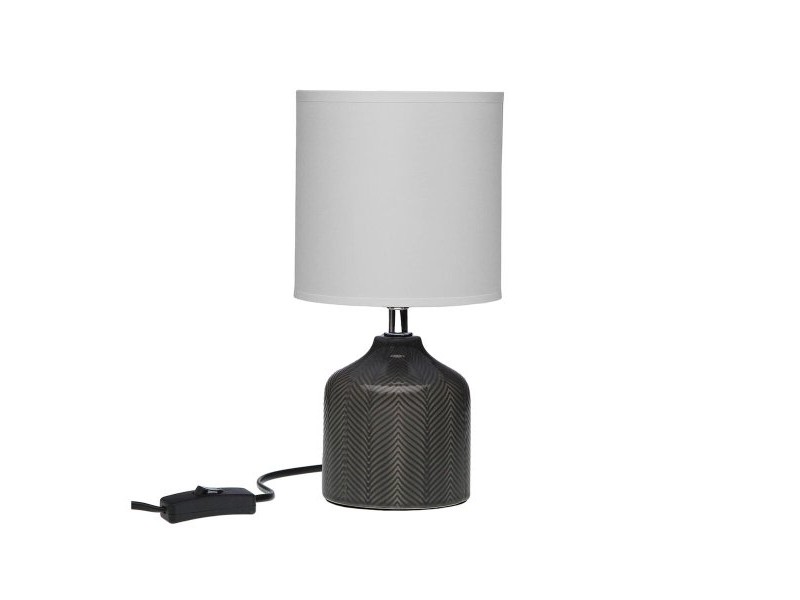 Настолна лампа Versa Miracle Сив Керамика 14 x 28 x 10 cm