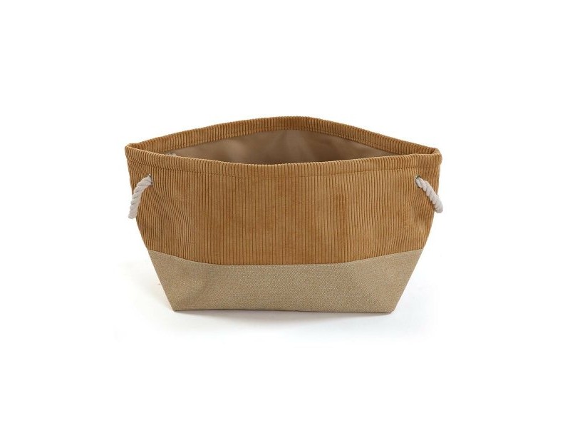Многофункционална Кошница Versa Corduroy 27 x 26 x 27 cm