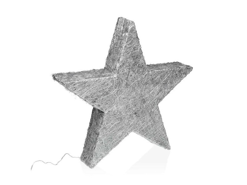 Коледна Украса Versa Сребрист 8 x 50 x 50 cm