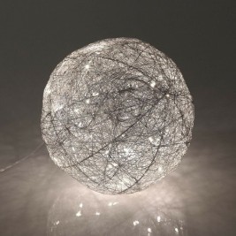 Коледна топка Versa Коприна Желязо Ø 20 cm