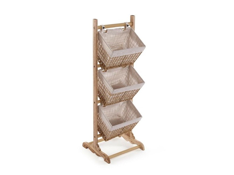 Стелажи за Баня Versa Nadir Кафяв 35 x 102 x 35 cm