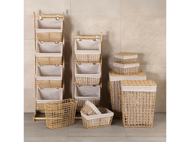 Стелажи за Баня Versa Nadir Кафяв 35 x 102 x 35 cm