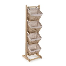 Стелажи за Баня Versa Nadir Кафяв 35 x 125 x 35 cm