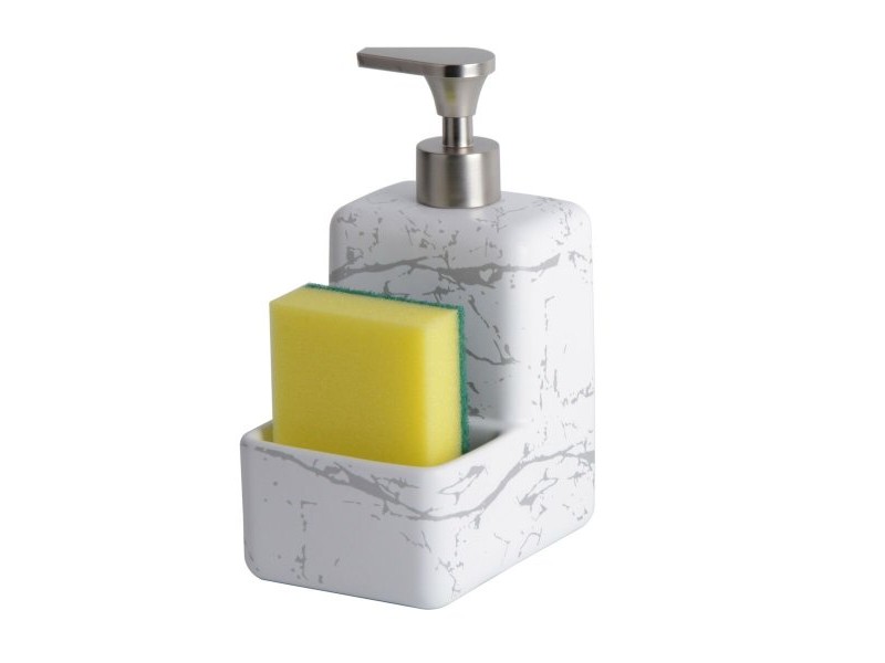 Дозатор за Сапун Versa Керамика ABS Dolomite 9 x 19 x 12,5 cm
