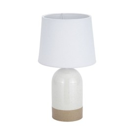 Настолна лампа Versa Duo Бял лен Керамика 40 W 18 x 32,5 cm