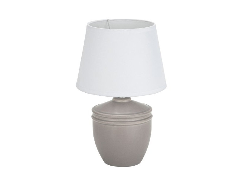 Настолна лампа Versa Aurelia Сив Памук Керамика 40 W 20 x 31,5 cm