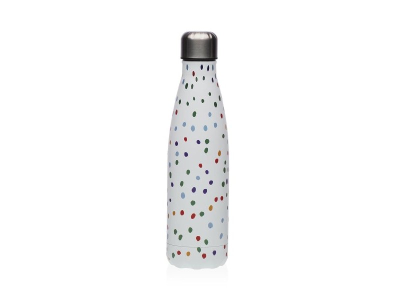Бутилка за вода Versa Dotty Стомана 7 x 27 x 7 cm