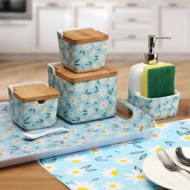 Дозатор за Сапун Versa Керамика 9,4 x 17,8 x 10,5 cm