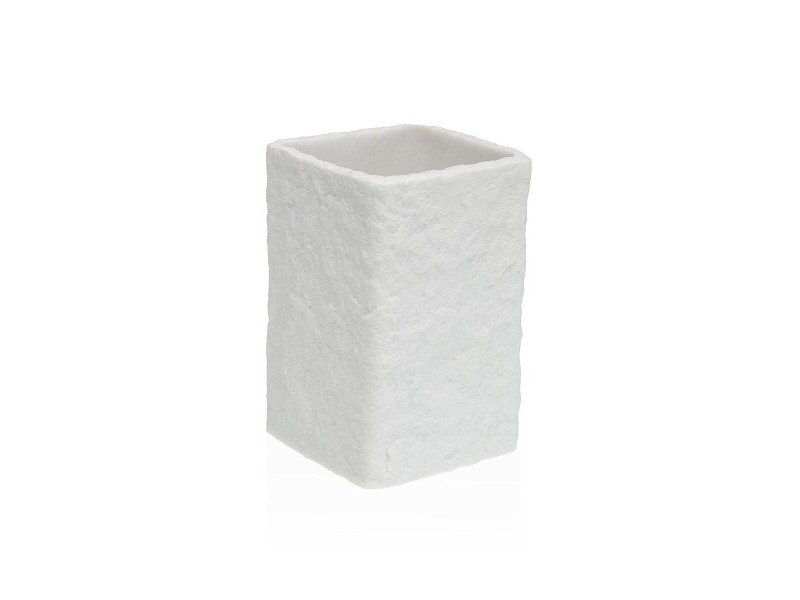 Поставка за четка за зъби Versa Viti Бял Смола 7,4 x 10,6 x 7,4 cm