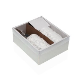 Комплект за Баня Versa Бял Dolomite 6,8 x 17 x 6,8 cm