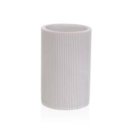 Поставка за четка за зъби Versa Бял Смола 7,5 x 11,5 x 7,5 cm