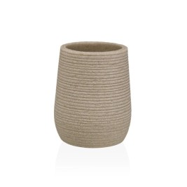 Поставка за четка за зъби Versa Бежов Смола 8,5 x 10 x 8,5 cm