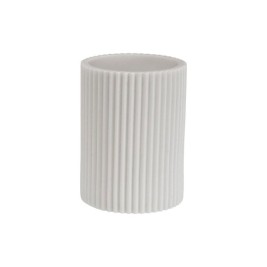 Поставка за четка за зъби Versa Бял Смола 6,9 x 10,2 x 6,9 cm