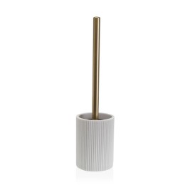 Четка за Баня Versa Бял Смола Стомана 9,4 x 37 x 9,4 cm