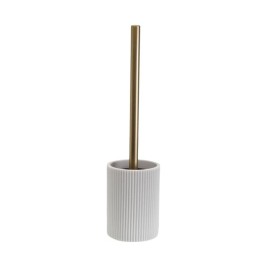 Четка за Баня Versa Бял Смола Стомана 9,4 x 37 x 9,4 cm