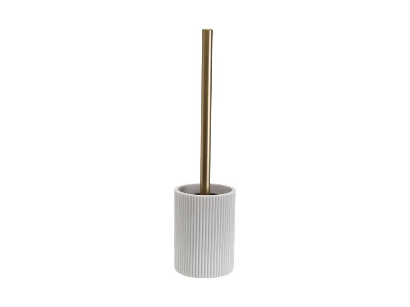 Четка за Баня Versa Бял Смола Стомана 9,4 x 37 x 9,4 cm