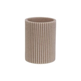Поставка за четка за зъби Versa Бежов Смола 6,9 x 10,2 x 6,9 cm