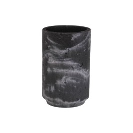 Поставка за четка за зъби Versa Черен Смола 6,9 x 10,2 x 6,9 cm
