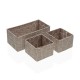 Игра на Кошници Versa Сламка полипропилен Царевична влакна 14 x 10 x 27 cm