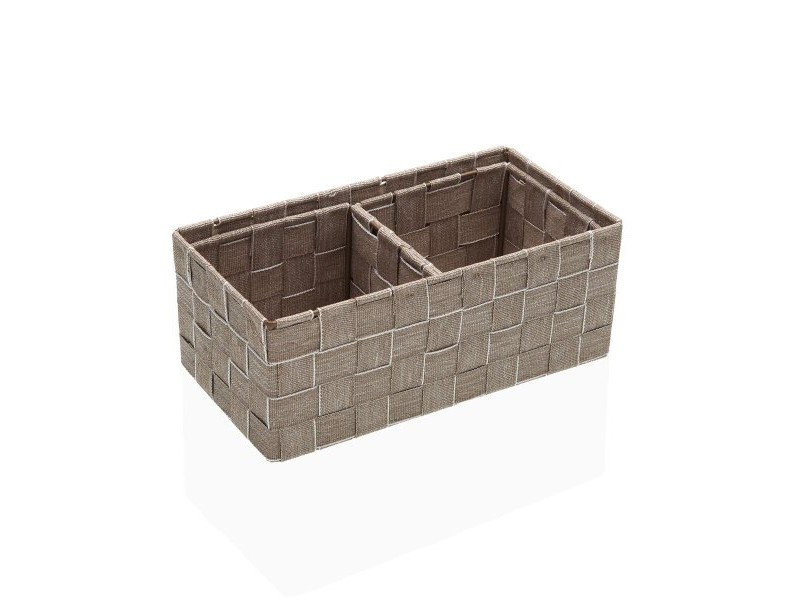 Игра на Кошници Versa Сламка полипропилен Царевична влакна 14 x 10 x 27 cm