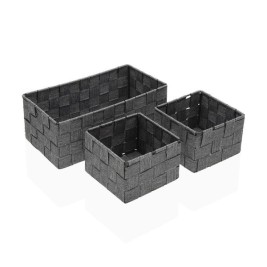 Игра на Кошници Versa Сламка полипропилен Царевична влакна 14 x 10 x 27 cm