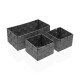 Игра на Кошници Versa Сламка полипропилен Царевична влакна 14 x 10 x 27 cm