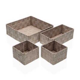 Игра на Кошници Versa Сламка полипропилен Царевична влакна 26 x 8,5 x 26 cm