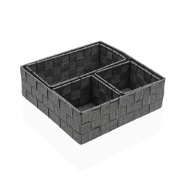 Игра на Кошници Versa Сламка полипропилен Царевична влакна 26 x 8,5 x 26 cm