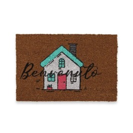 Изтривалка за Врата Versa Benvenuto PVC Кокосови влакна 40 x 2 x 60 cm