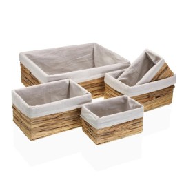 Oрганайзера за гримове Versa Cinth Воден хиацинт 40 x 30 x 15 cm 30 x 15 x 40 cm 21 x 13 x 11 cm 25,5 x 17 x 13 cm