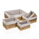 Oрганайзера за гримове Versa Cinth Воден хиацинт 40 x 30 x 15 cm 30 x 15 x 40 cm 21 x 13 x 11 cm 25,5 x 17 x 13 cm