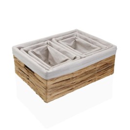 Oрганайзера за гримове Versa Cinth Воден хиацинт 40 x 30 x 15 cm 30 x 15 x 40 cm 21 x 13 x 11 cm 25,5 x 17 x 13 cm