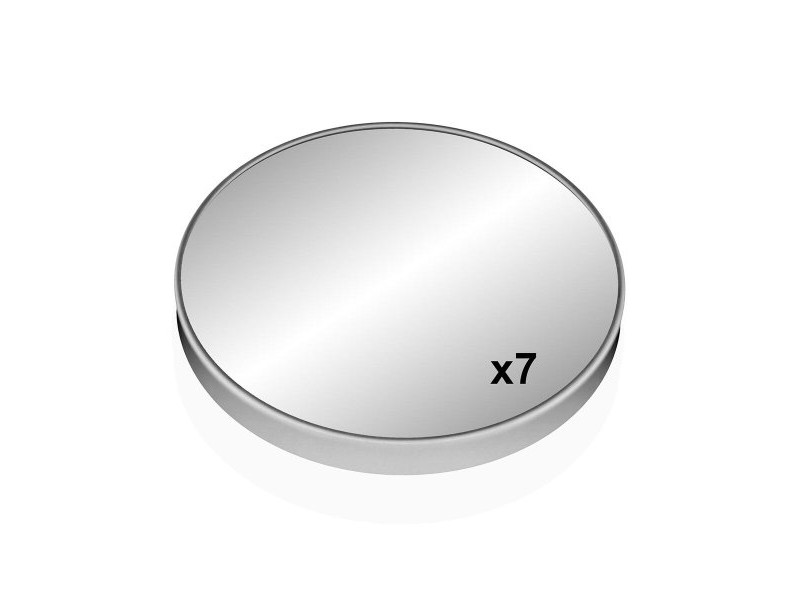 Увеличително Огледало Versa Кристал Желязо Огледало 2,5 x 17 x 17 cm