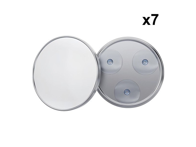Увеличително Огледало Versa Кристал Желязо Огледало 2,5 x 17 x 17 cm